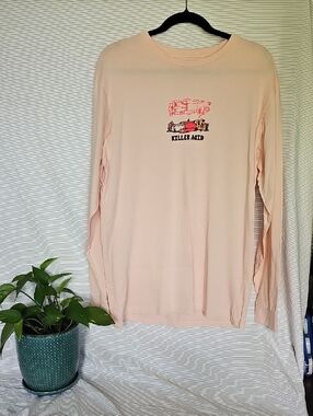 Killer Acid Pale Pink Long Sleeve Tee